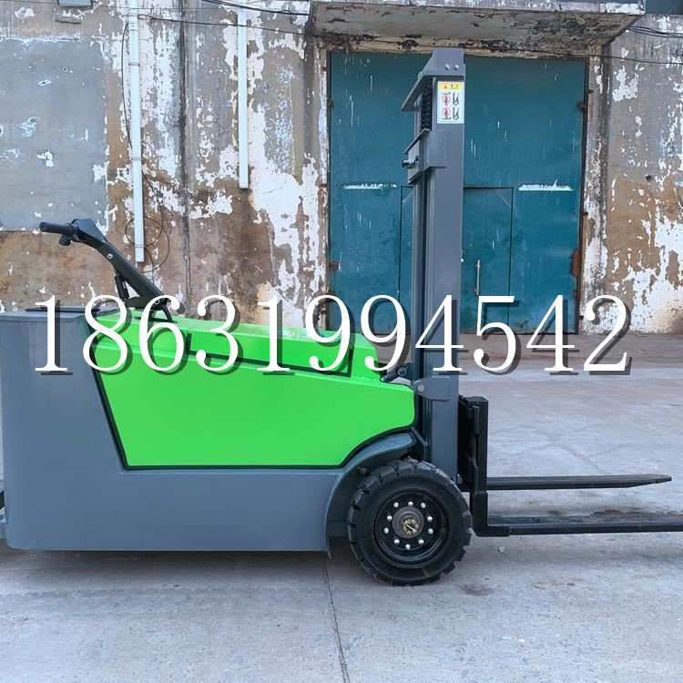曹妃甸区小型电动叉车1吨2吨步行站驾式电瓶堆高充电装卸车液压升降车铲车